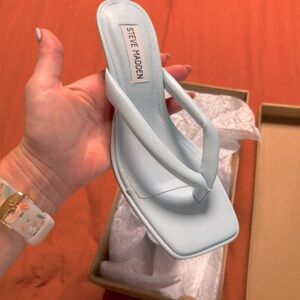 Steve Madden moxi sandal light blue size 6.5